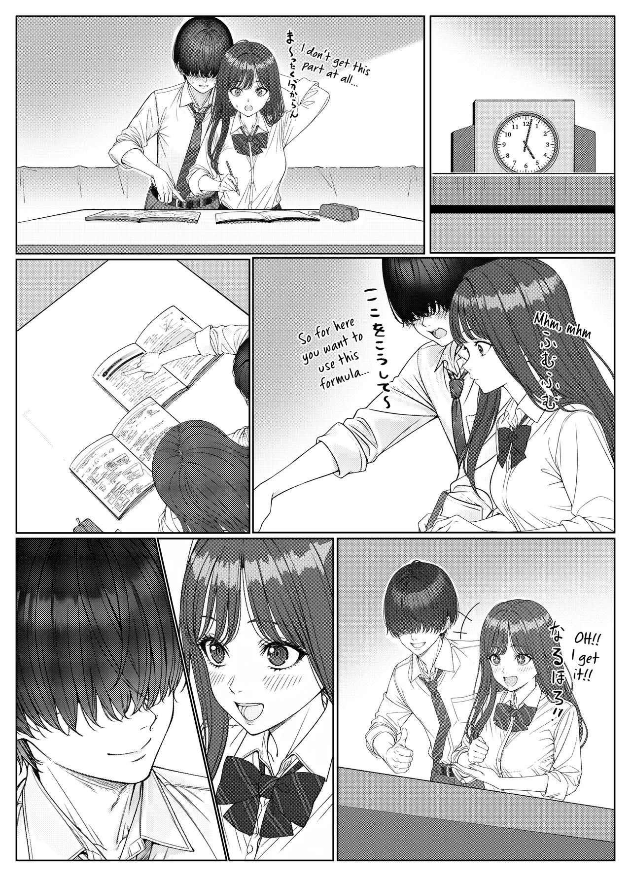 Hentai Manga Comic-I Helped a Hot Girl Pass Her Exams, and Then...-Read-13
